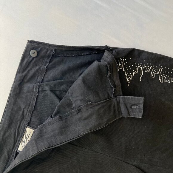 BGL Studded Cityscape Black Capris - Picture 3 of 5